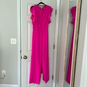 Lilly Pulitzer Anya Jumpsuit Bougainvillea Pink Size 4